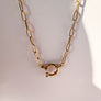 Paperclip Chain with Charm Link