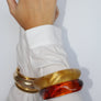 Ibiza Bangle - Red Amber