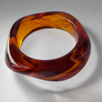 Ibiza Bangle - Red Amber