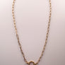 Paperclip Chain with Charm Link