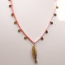 Pink & Orange Sardine Necklace
