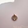 Seashell with Opal Charm