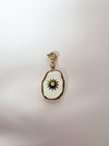 White Enamel Charm