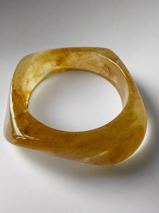 Ibiza Bangle - Clear Tortoise