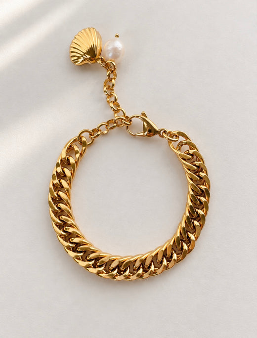 Shell Charm Bracelet