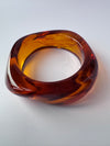 Ibiza Bangle - Red Amber